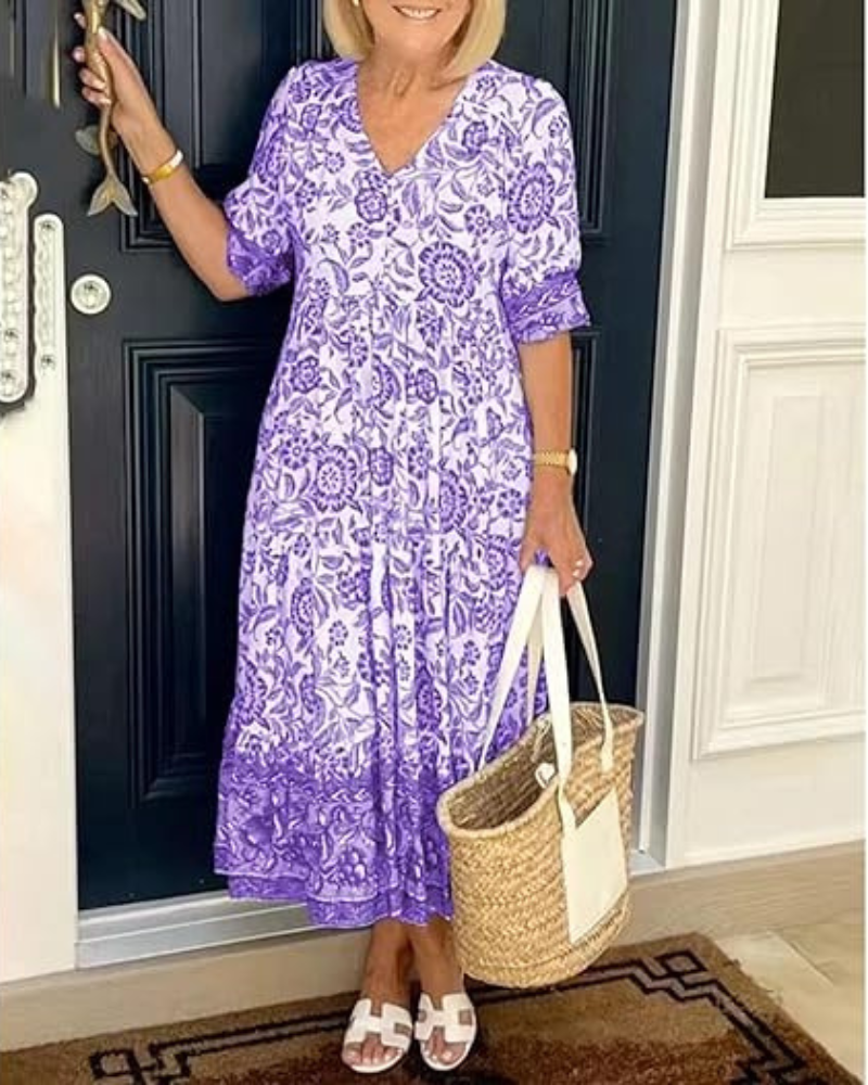 Radiance | Comfortable Bohemian Maxi Dress