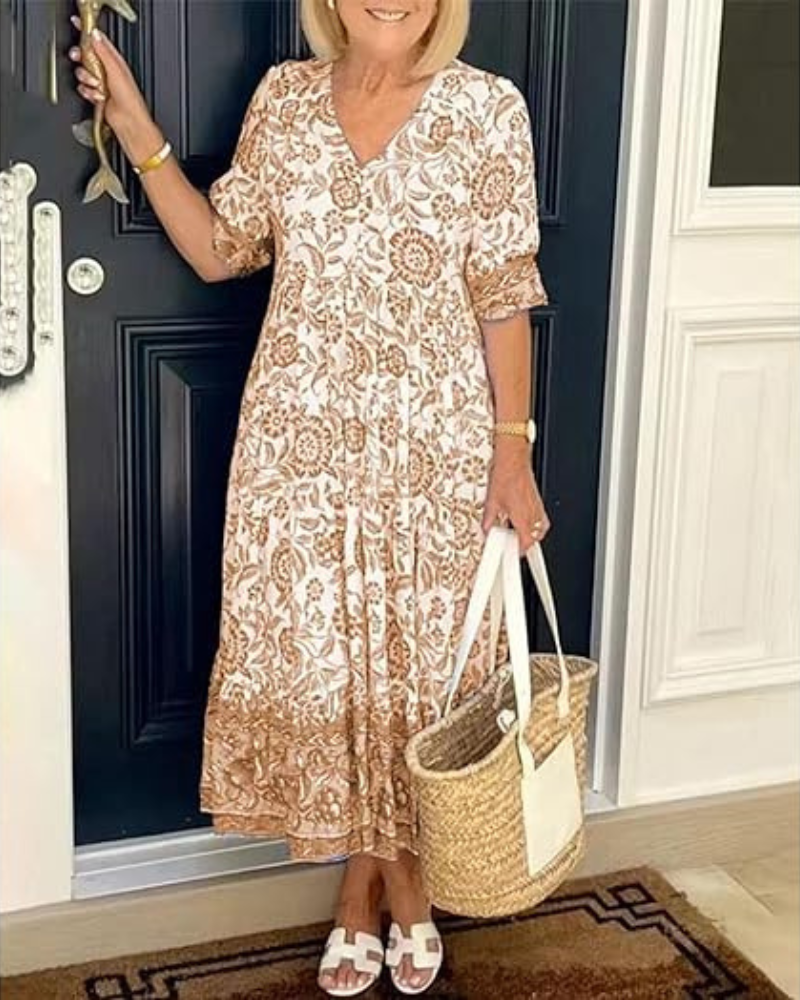 Radiance | Comfortable Bohemian Maxi Dress
