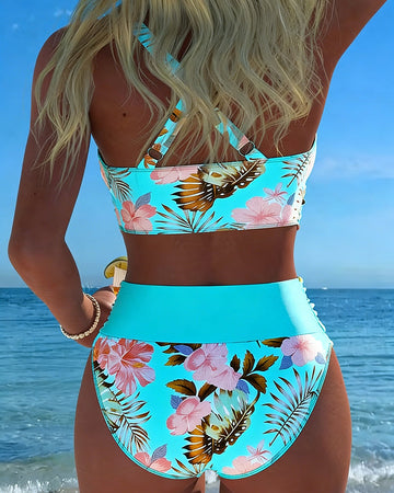 Jolina | Floral Wrap Bikini Set