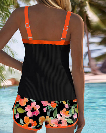 Ruth | Classic Ribbed Tankini Set