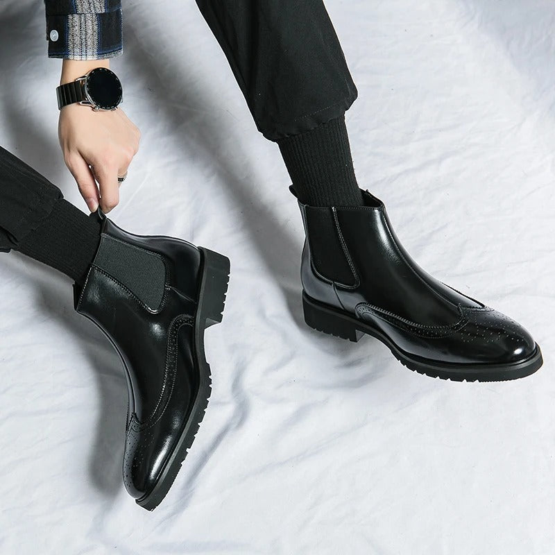 Alden | Vegan Leather Chelsea Boots