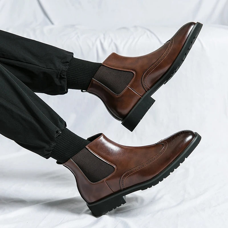 Alden | Vegan Leather Chelsea Boots
