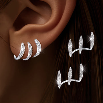 Sparkling Stud Earrings