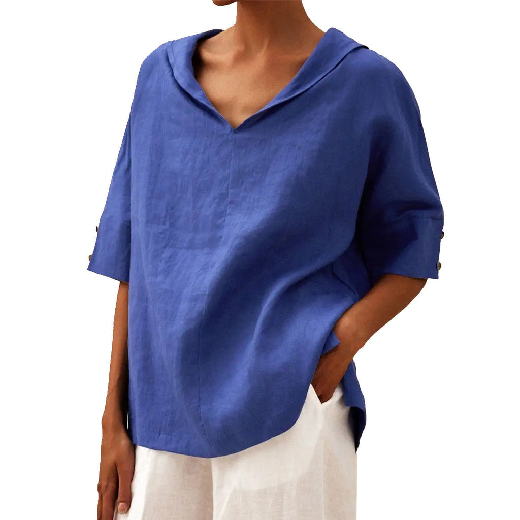 Jula | Elegant V-Neck Blouse