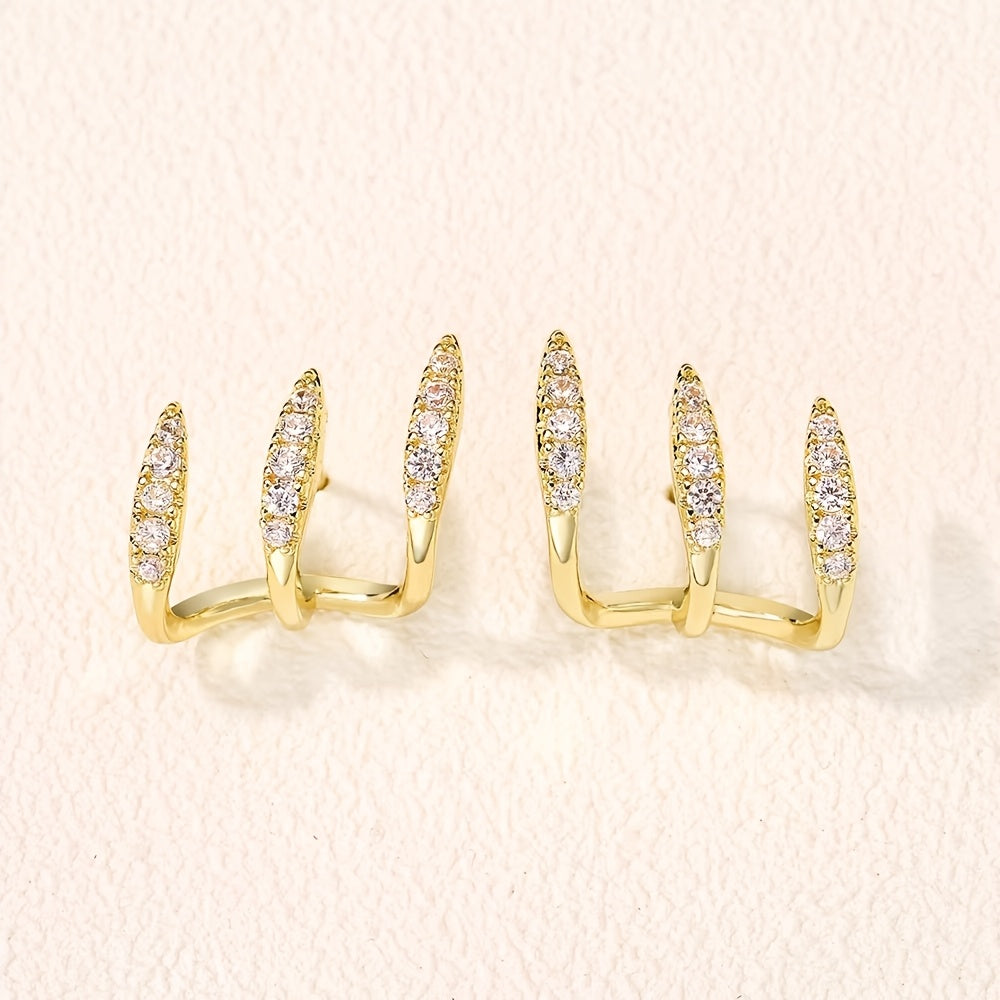 Sparkling Stud Earrings