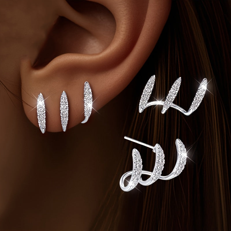 Sparkling Stud Earrings