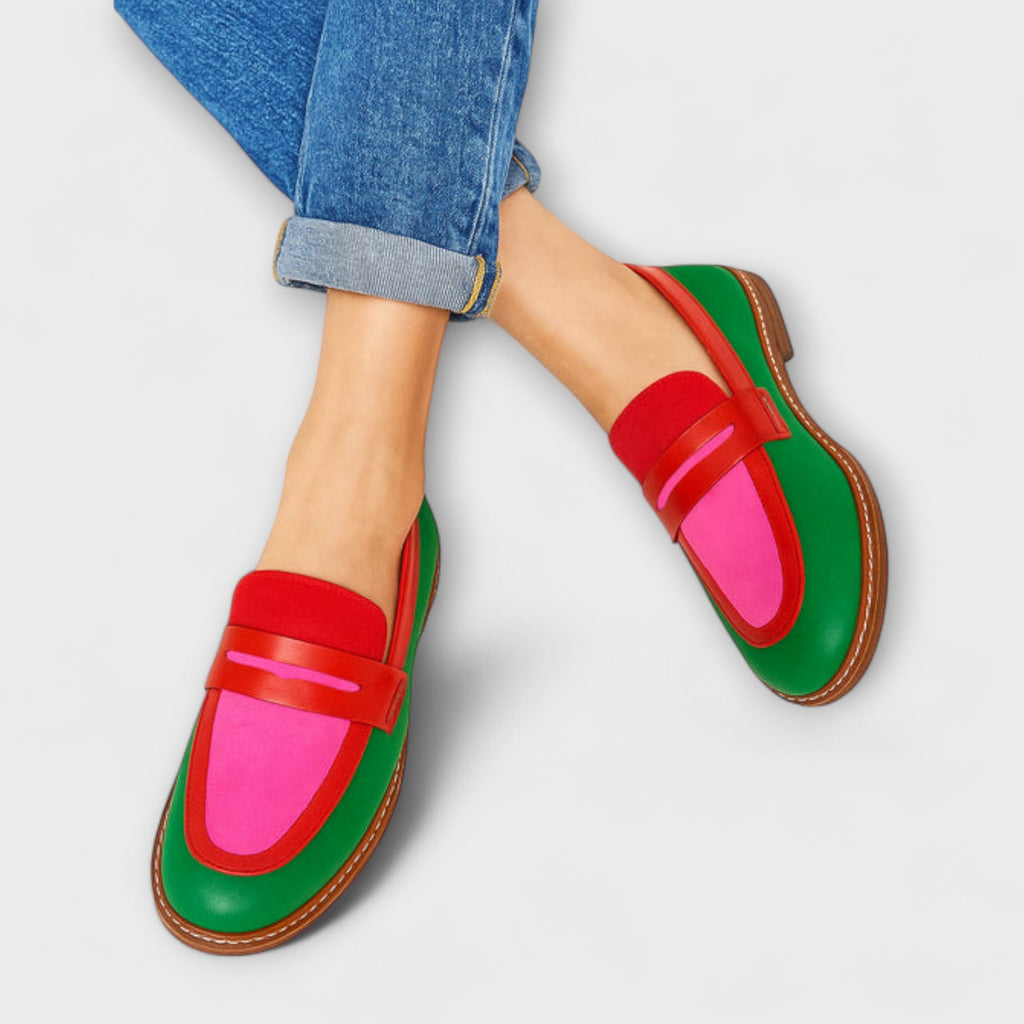 Nyla | Stylish Contrast Loafers