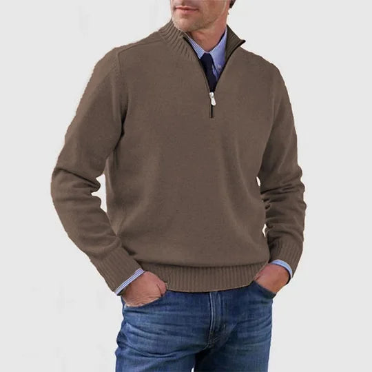 Darevellon | Comfortable Half-Zip Sweater
