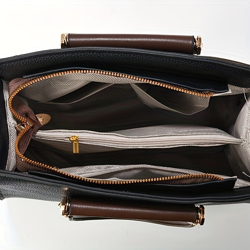 Luna | Elegant 3-Piece Leather Bag Set
