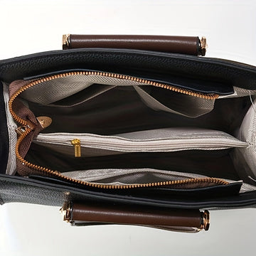 Luna | Elegant 3-Piece Leather Bag Set