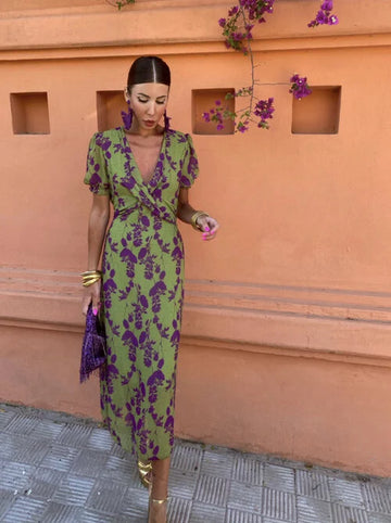 Beatrice | Elegant V-Neck Summer Dress