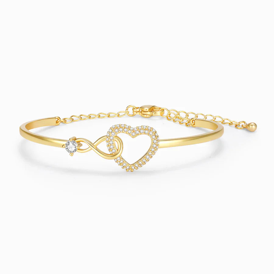 INFINITY HEART BRACELET