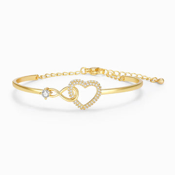 INFINITY HEART BRACELET