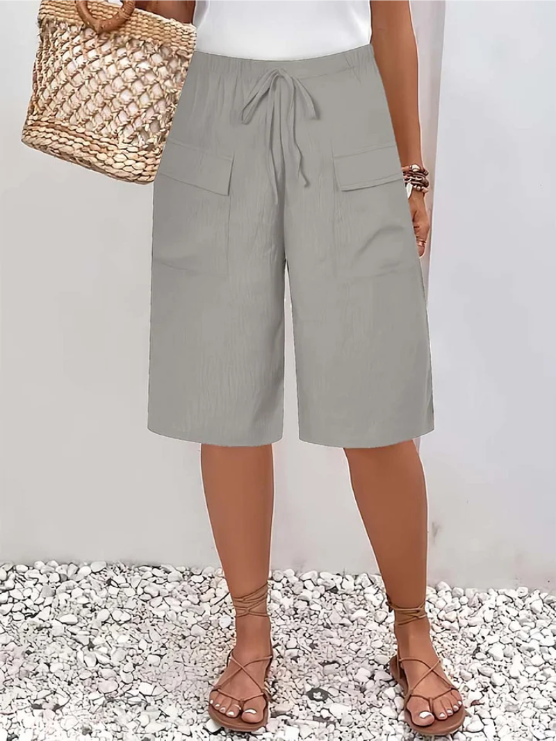 Lina | Comfortable Elastic Waist Shorts