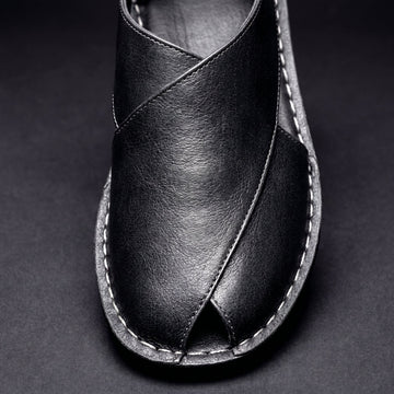 Stefano Leather Mules