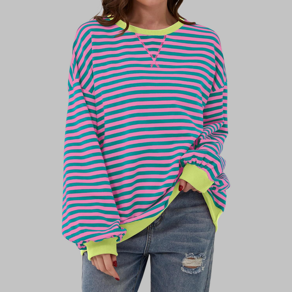 Falado | Comfortable Soft Striped Jumper