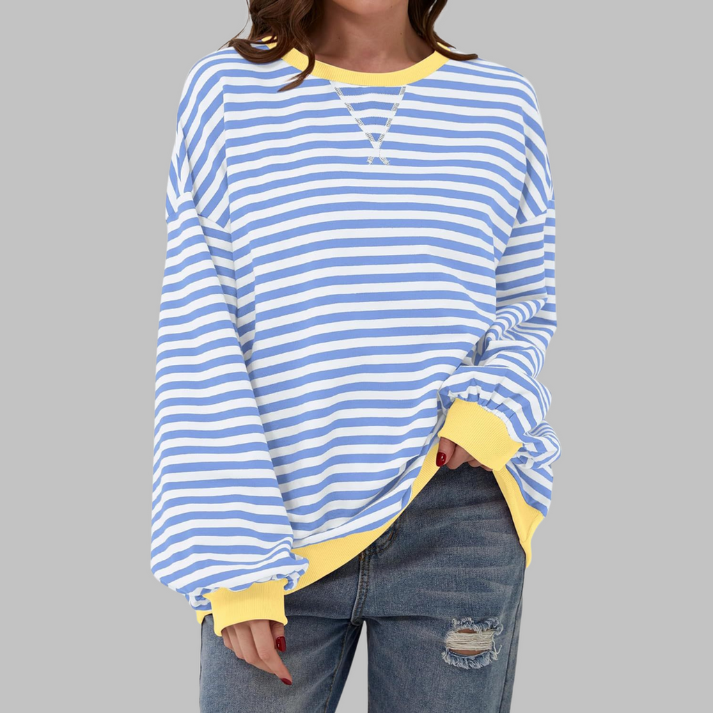 Falado | Comfortable Soft Striped Jumper