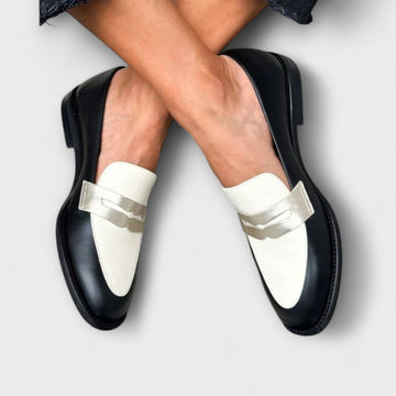 Xara | Stylish Lightweight Metallic Loafers