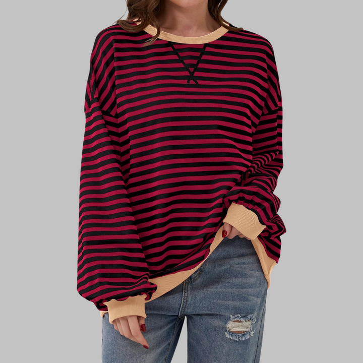 Falado | Comfortable Soft Striped Jumper