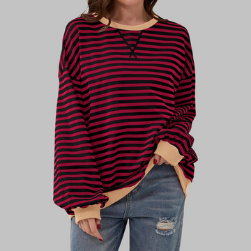 Falado | Comfortable Soft Striped Jumper
