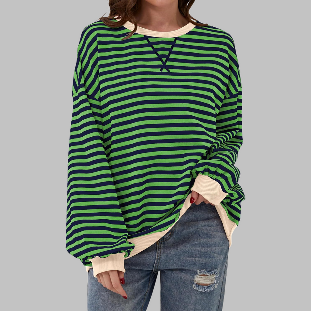 Falado | Comfortable Soft Striped Jumper