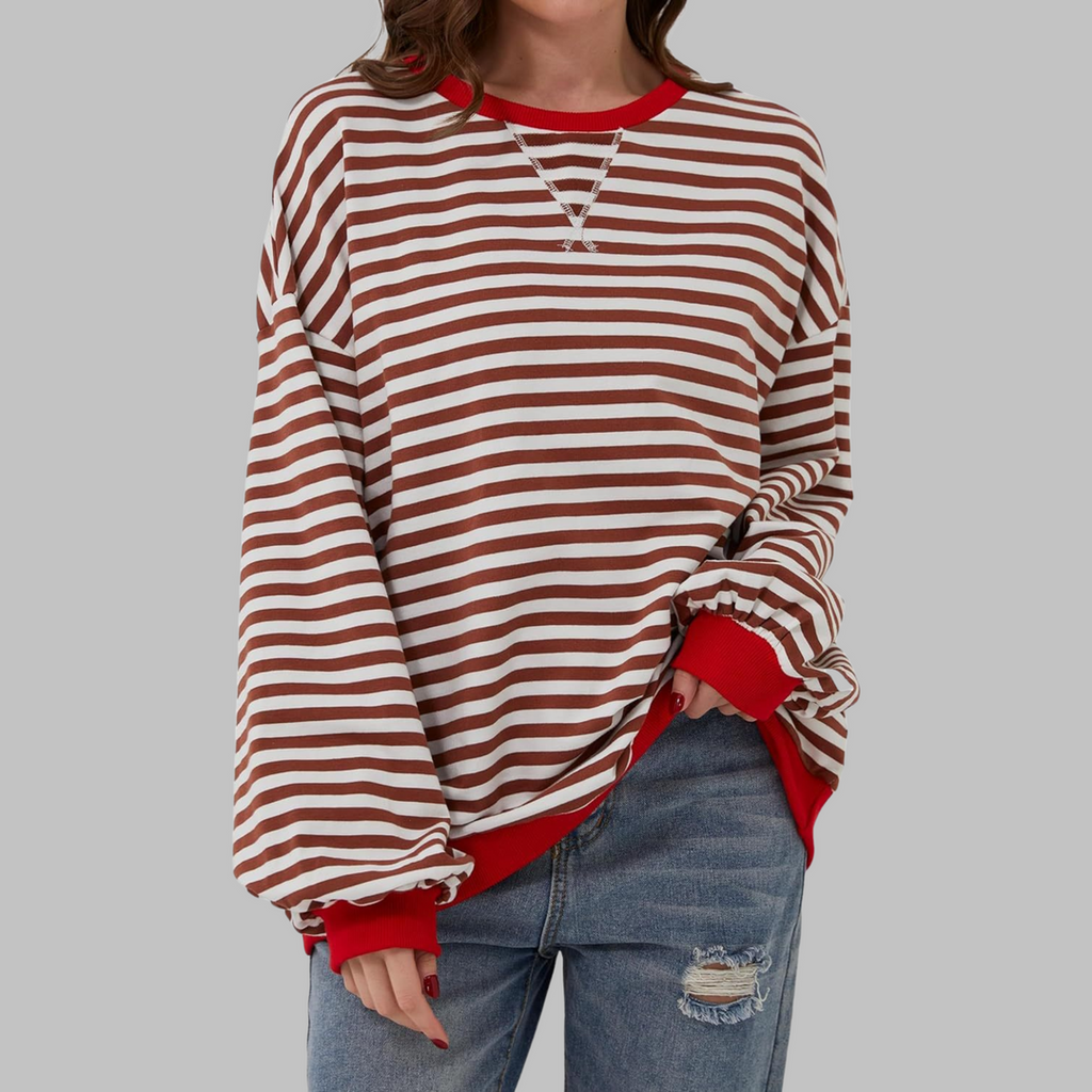 Falado | Comfortable Soft Striped Jumper