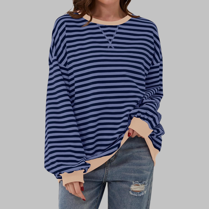 Falado | Comfortable Soft Striped Jumper
