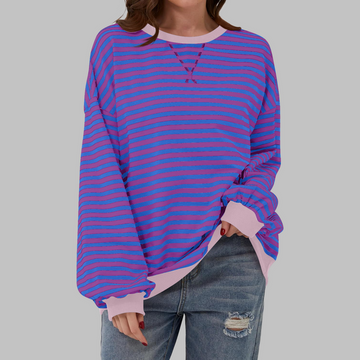 Falado | Comfortable Soft Striped Jumper