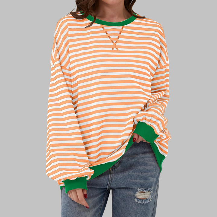 Falado | Comfortable Soft Striped Jumper