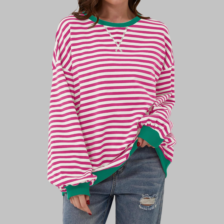 Falado | Comfortable Soft Striped Jumper