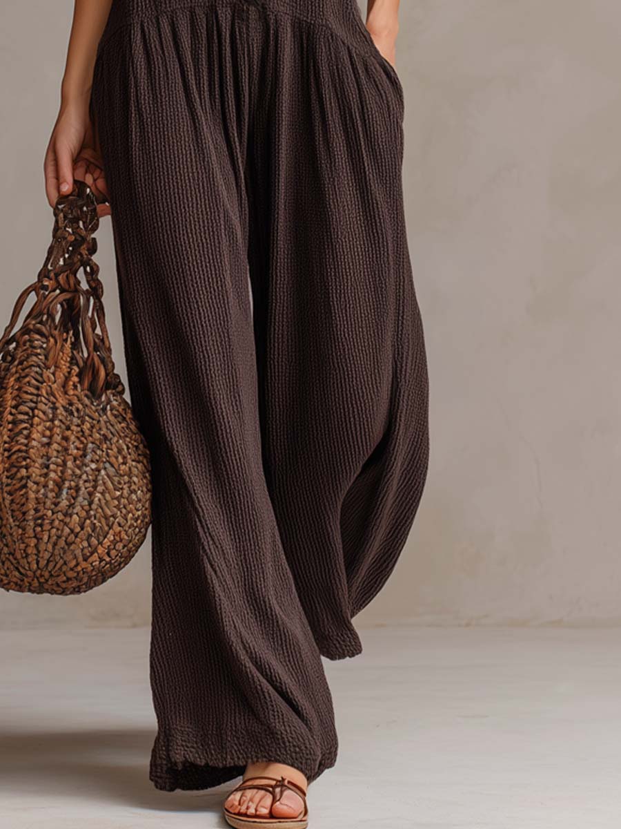 Mila Boho Button Jumpsuit