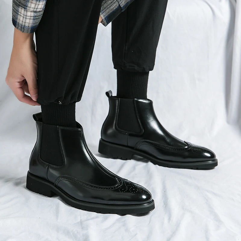 Alden | Vegan Leather Chelsea Boots