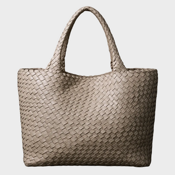 Lana | Handwoven Vegan Leather Tote