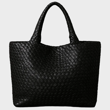 Lana | Handwoven Vegan Leather Tote