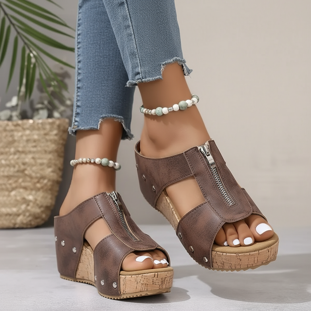 Gigi – Stylish Wedge Sandals