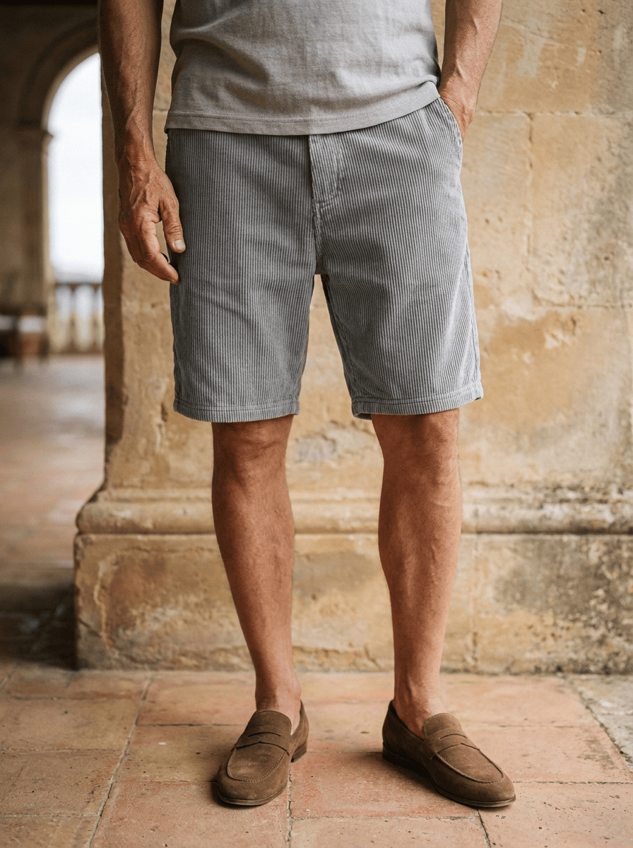 Matteo | Luxury Corduroy Summer Shorts