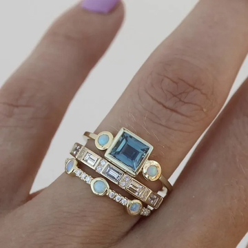 Jennefer | Elegant Crystal Ring Set