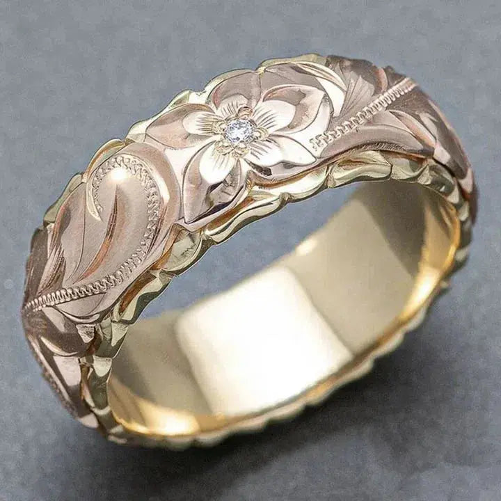 Angelique | Elegant Rose Flower Ring