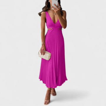 Elsa | Elegant Premium Silk-Look Maxi Dress