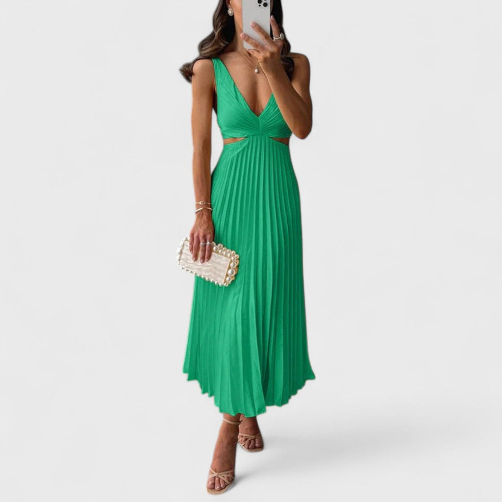 Elsa | Elegant Premium Silk-Look Maxi Dress