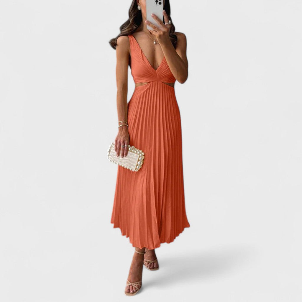 Elsa | Elegant Premium Silk-Look Maxi Dress