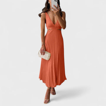 Elsa | Elegant Premium Silk-Look Maxi Dress