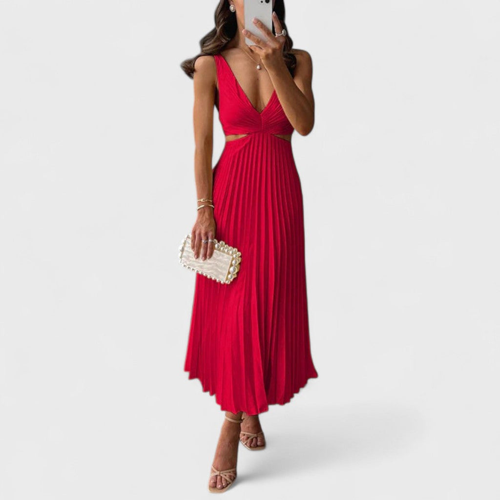 Elsa | Elegant Premium Silk-Look Maxi Dress