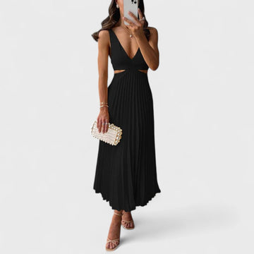 Elsa | Elegant Premium Silk-Look Maxi Dress