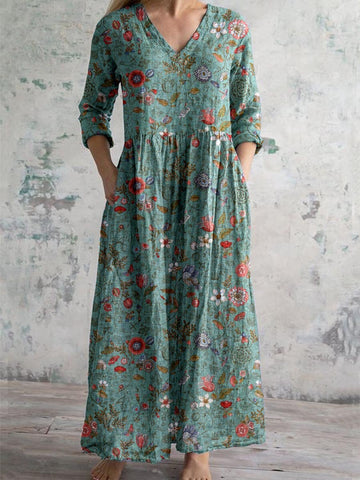 Elsie | Comfortable Vintage Pocket Dress