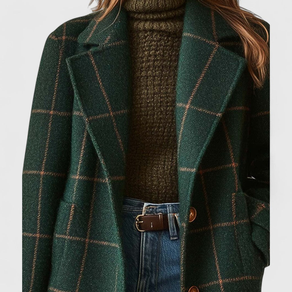 Sally | Timeless Checked Coat