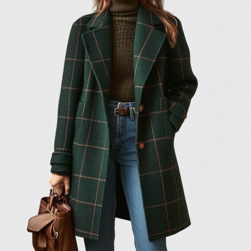 Sally | Timeless Checked Coat