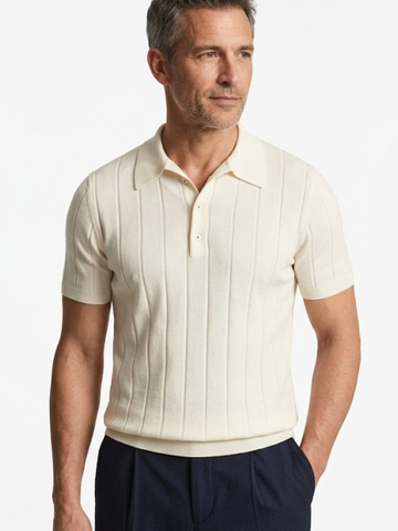 Cannes | Comfortable Ribbed Polo