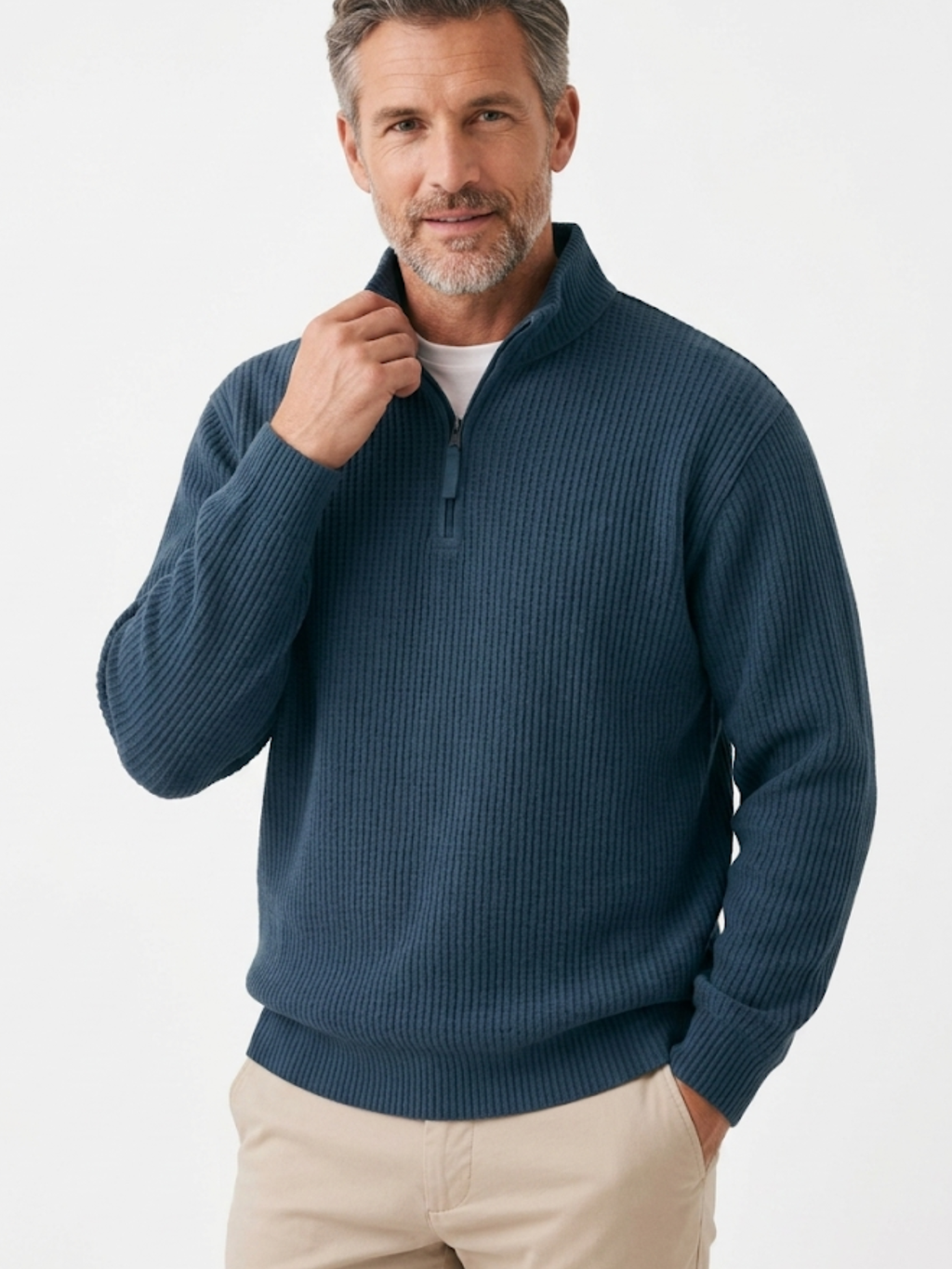 Damien | Lightweight Zip Pullover