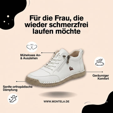 Mila | Supportive Zip Sneakers